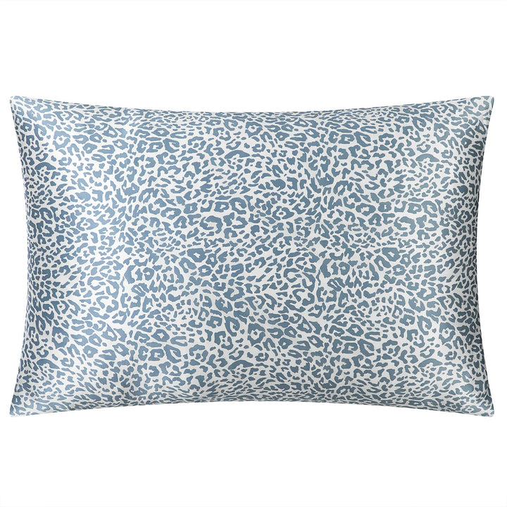 DISANGNI 21 Momme Mulberry Silk Pillowcase – Double-Sided, Hidden Zipper, Gray Leopard Print