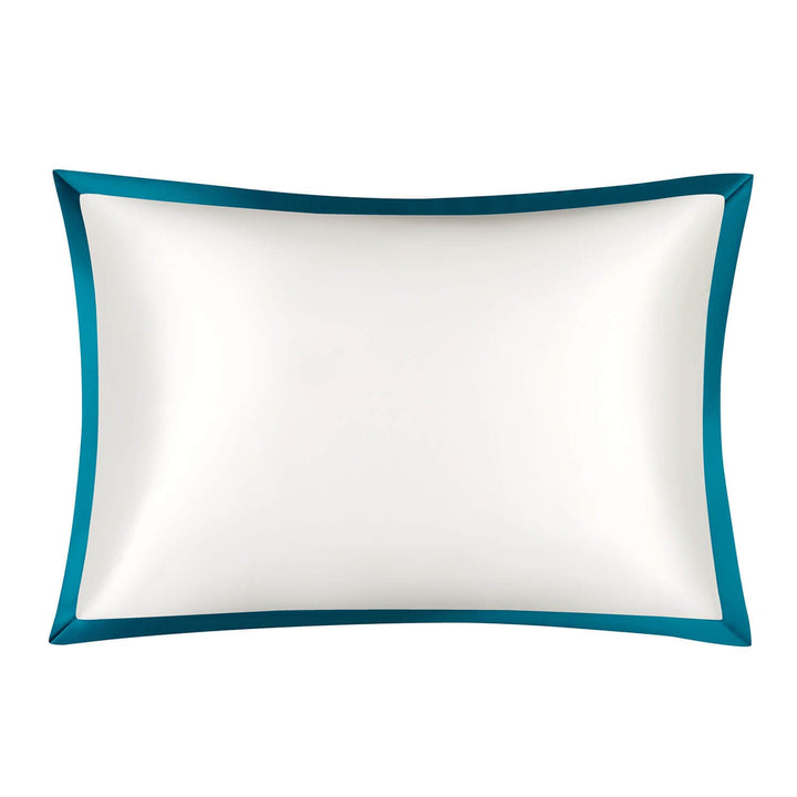 DISANGNI 22 Momme Mulberry Silk Pillowcase – Double-Sided Color Block, Envelope Closure
